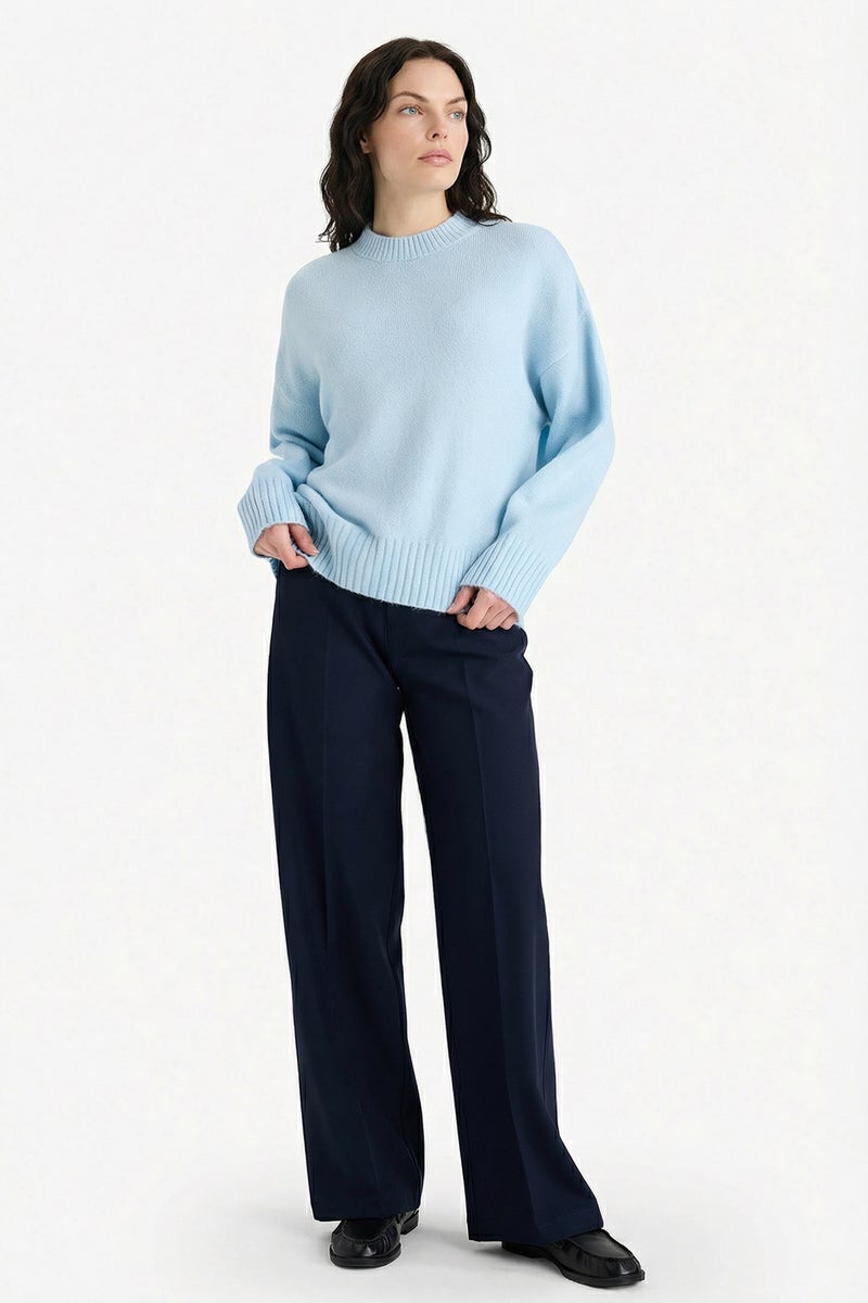 ديفاكتو بلوفر تريكو اوفر سايز برقبة مستديرة - Image 2